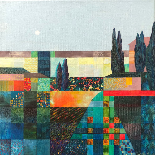 Italian Garden. Acrylic on Canvas | 300 x 300 mm