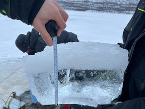 News from Sweden : Sampling Lake Vuoskojaure