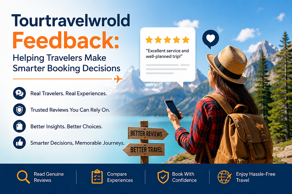Tourtravelwrold Feedback: Helping Travelers Make Smarter Booking Decisions