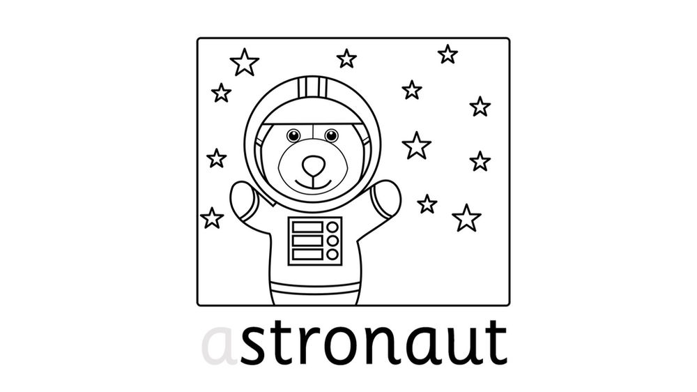 Free Printable - What words begin with "a"?