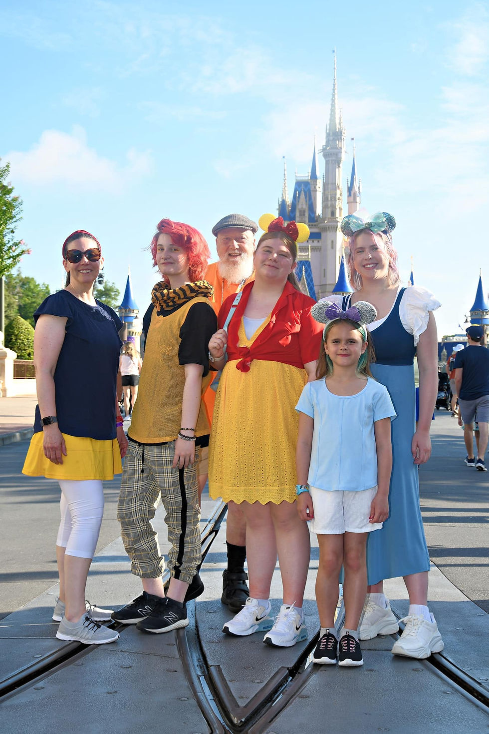 A multi-generational family at Magic Kingdom in Walt Disney World.