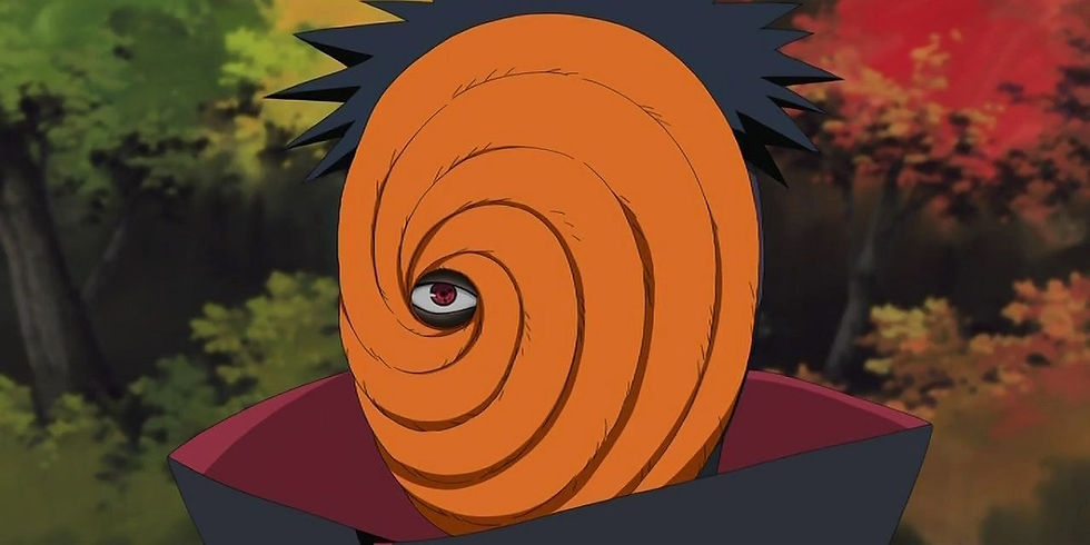 Obito Uchiha anime characters who wear a mask