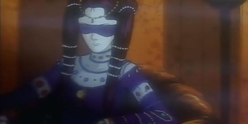 Medusa anime characters who wear a blindfold