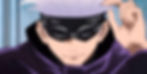 Gojo wearing blindfolds