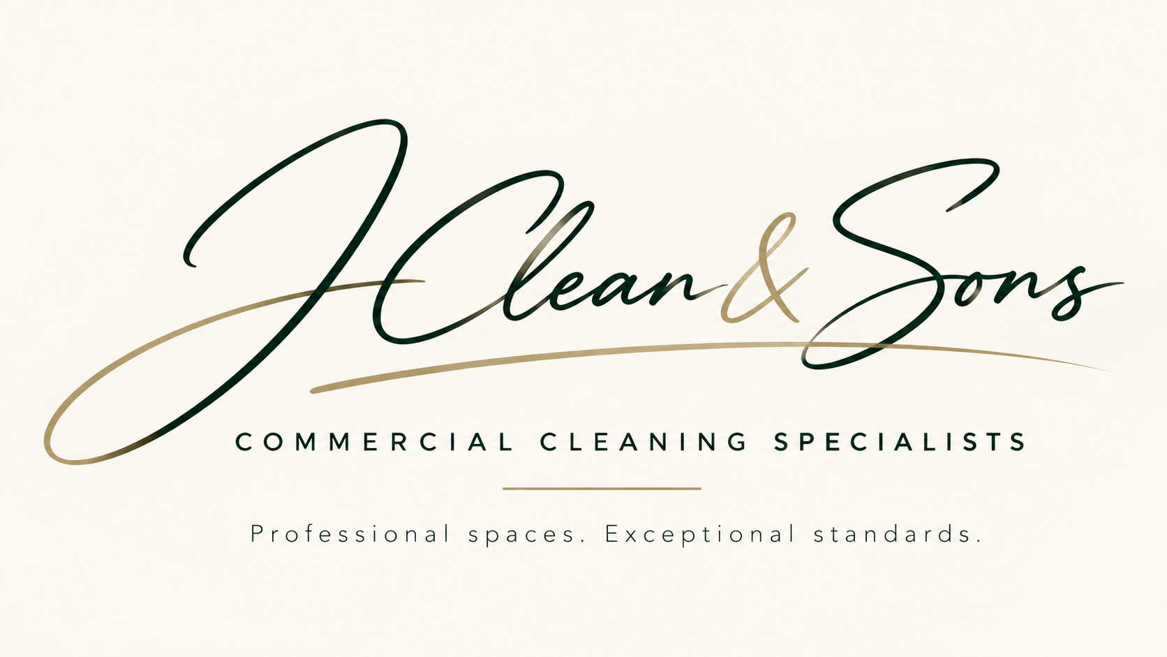 J Clean & Sons signature logo