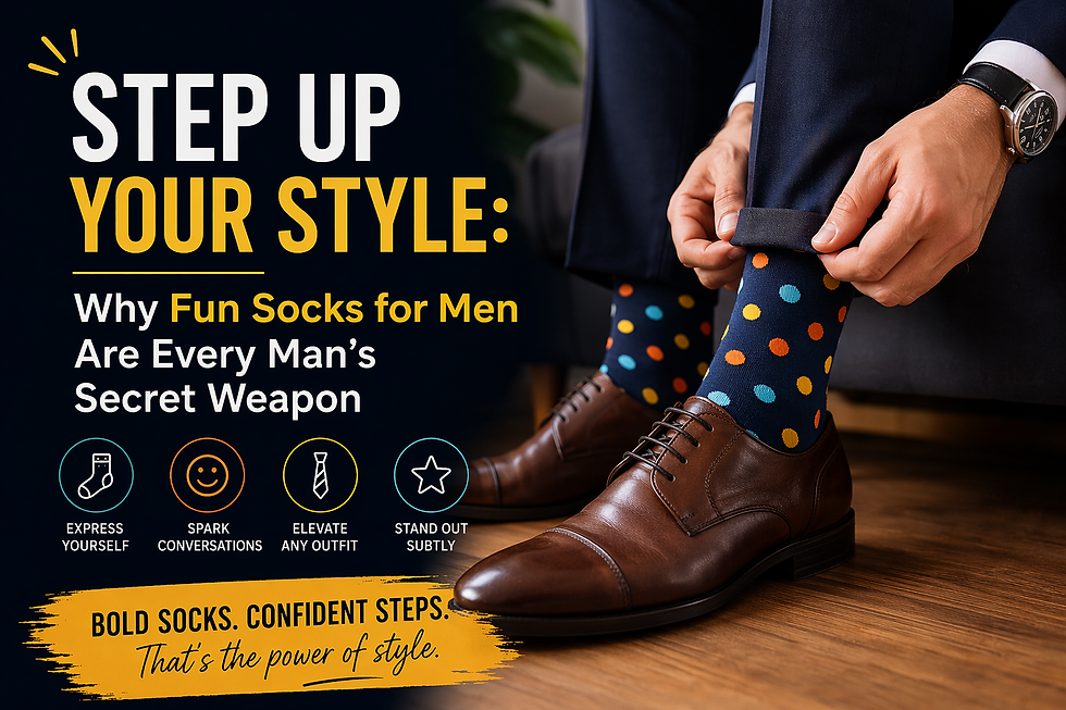 The Secret Weapon in Men’s Fashion Statement Socks
