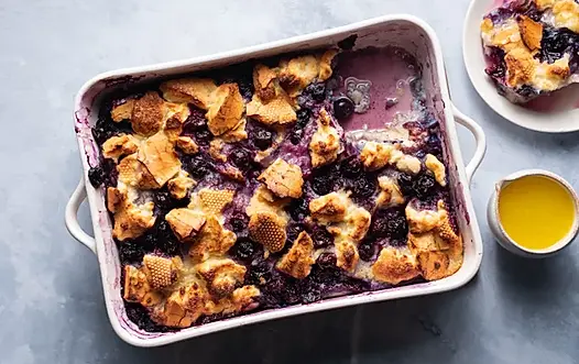 Blueberry Bread Pudding