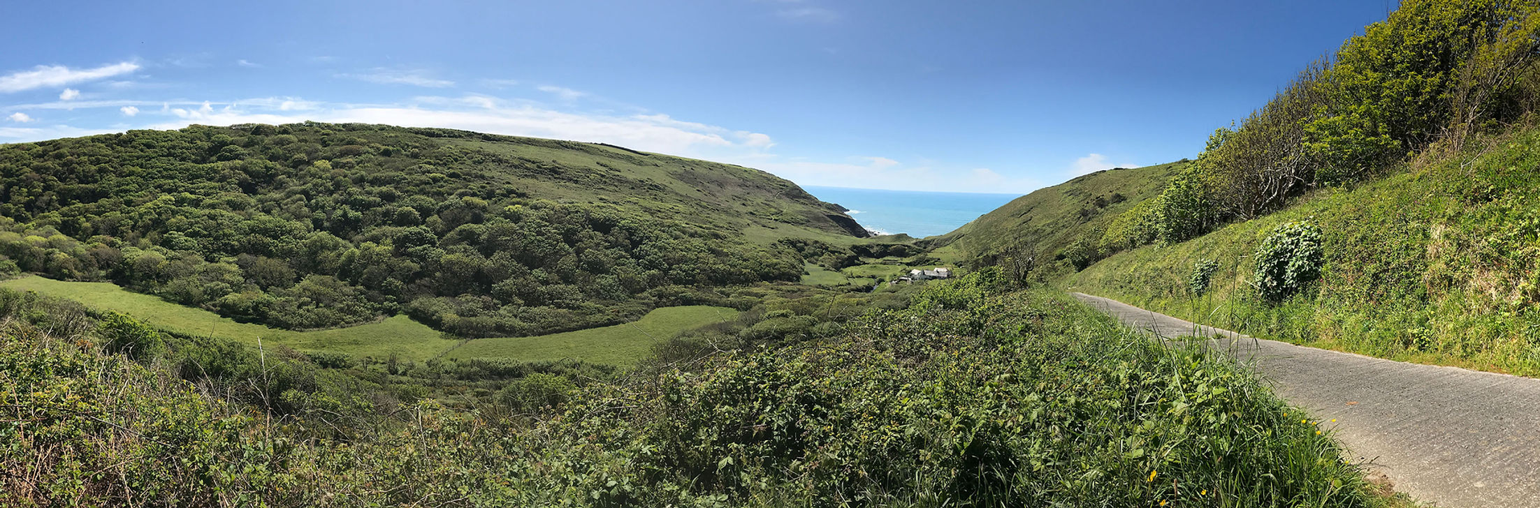 Walk down to Marsland Mouth