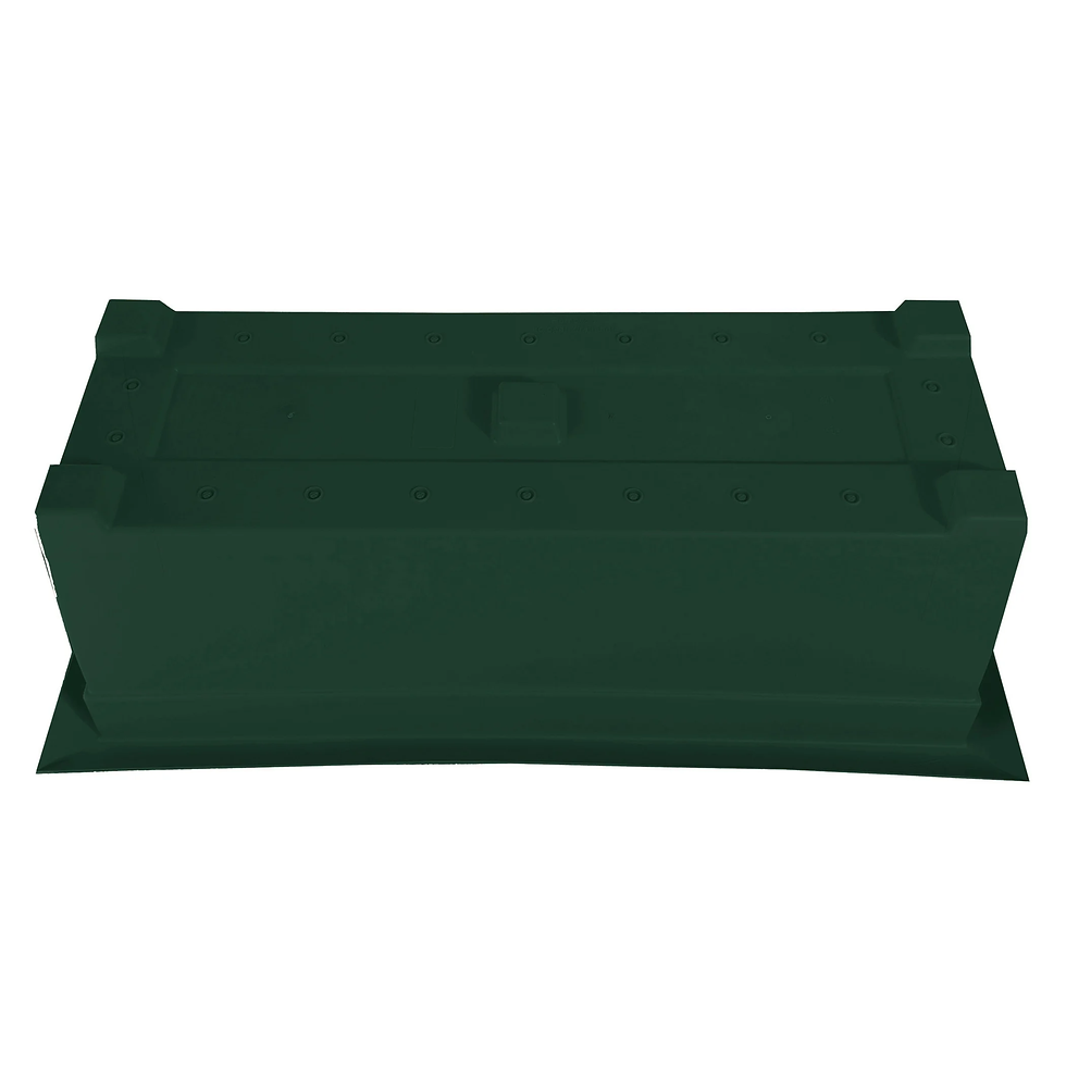 Thumbnail: Dayton 27" Turtle Green Recycled Plastic Rectangle Deck Box Planter for Indoor a