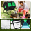 Thumbnail: Dual Chamber Compost Tumbler Outdoor Rotating Chamber Compost Bin 34.5 Gallon