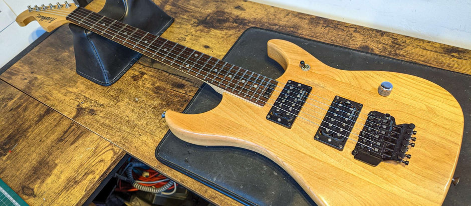 Floyd Rose, Fret Dress + Pickups - Washburn N1