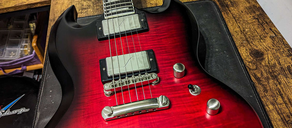 Fret Level, Handcrafted Nut + Setup - Epiphone SG