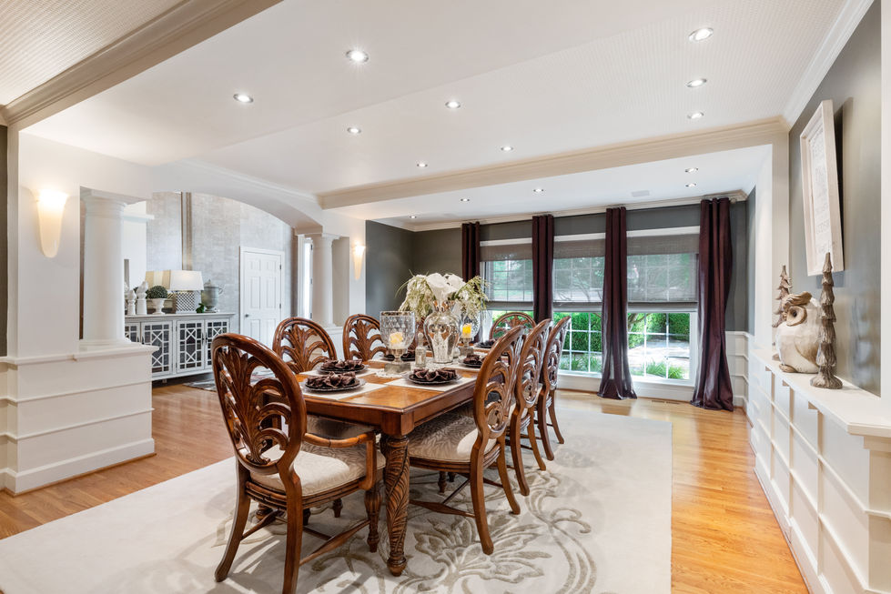 Finished dining room