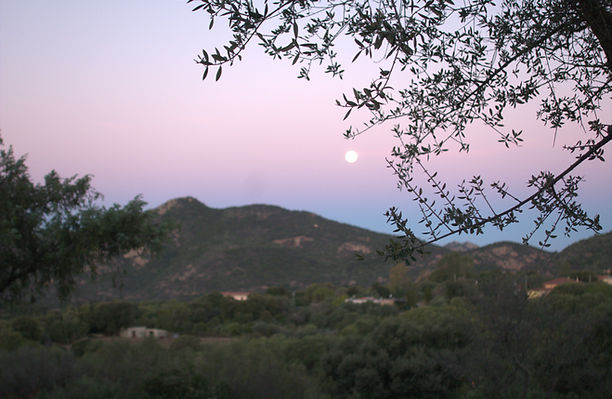 Mond in Sardinien