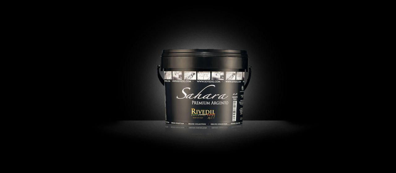 Sahara Premium Argento bucket on a black surface.