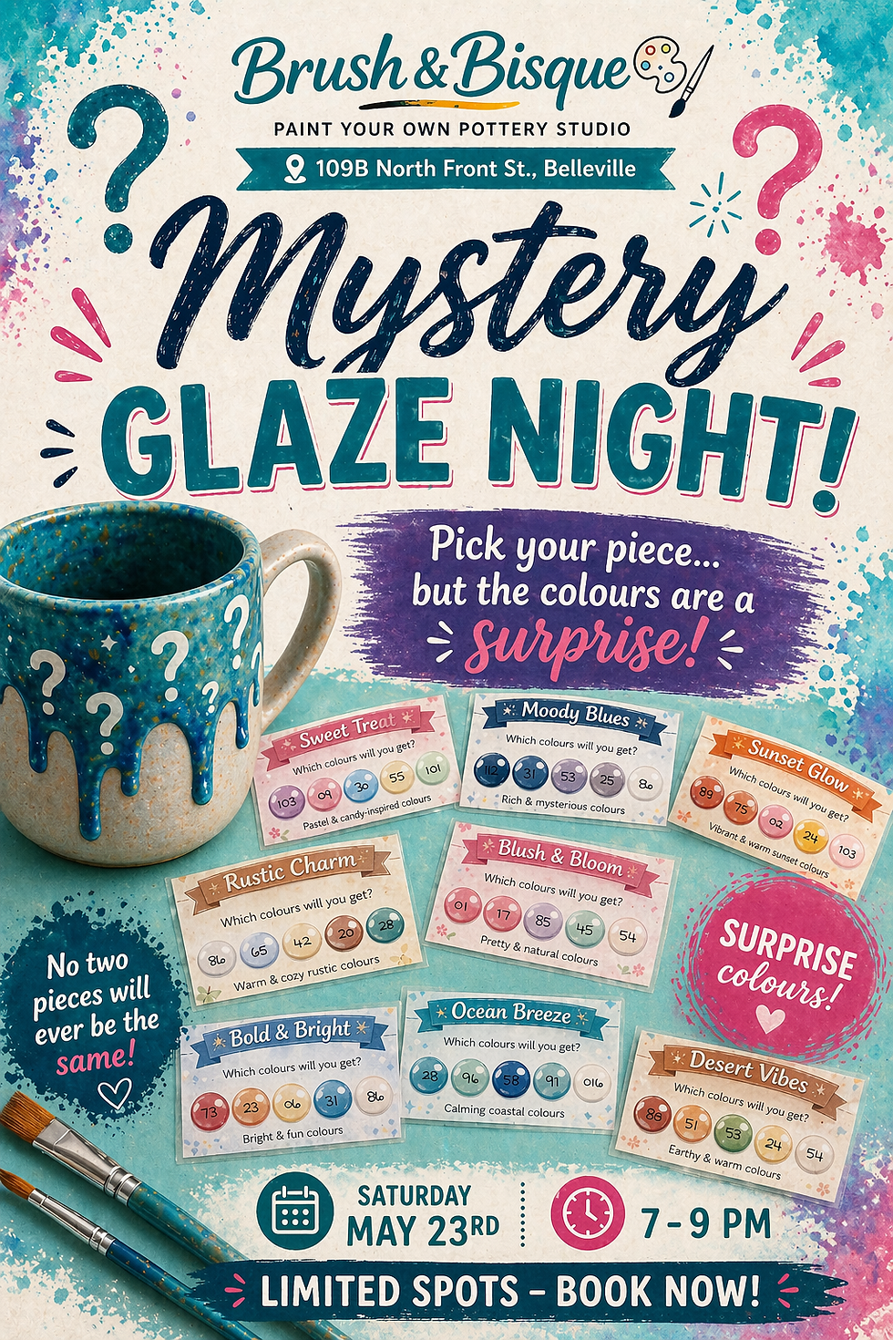 🎨✨ MYSTERY GLAZE NIGHT ✨🎨