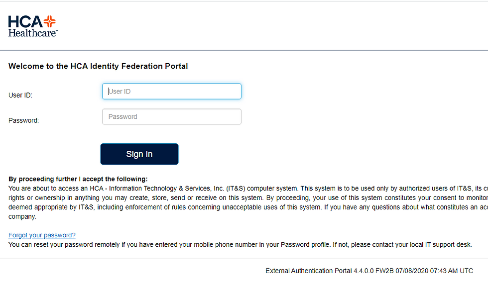  Login HCA HR Answers Online Portal