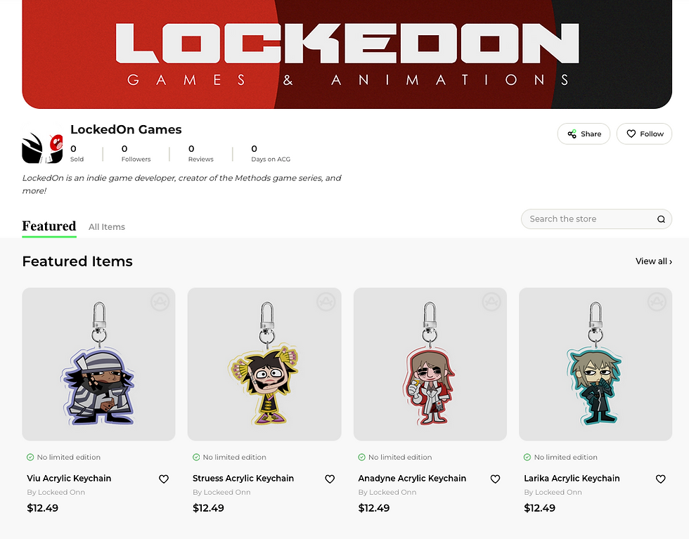 New Merch Site Launched