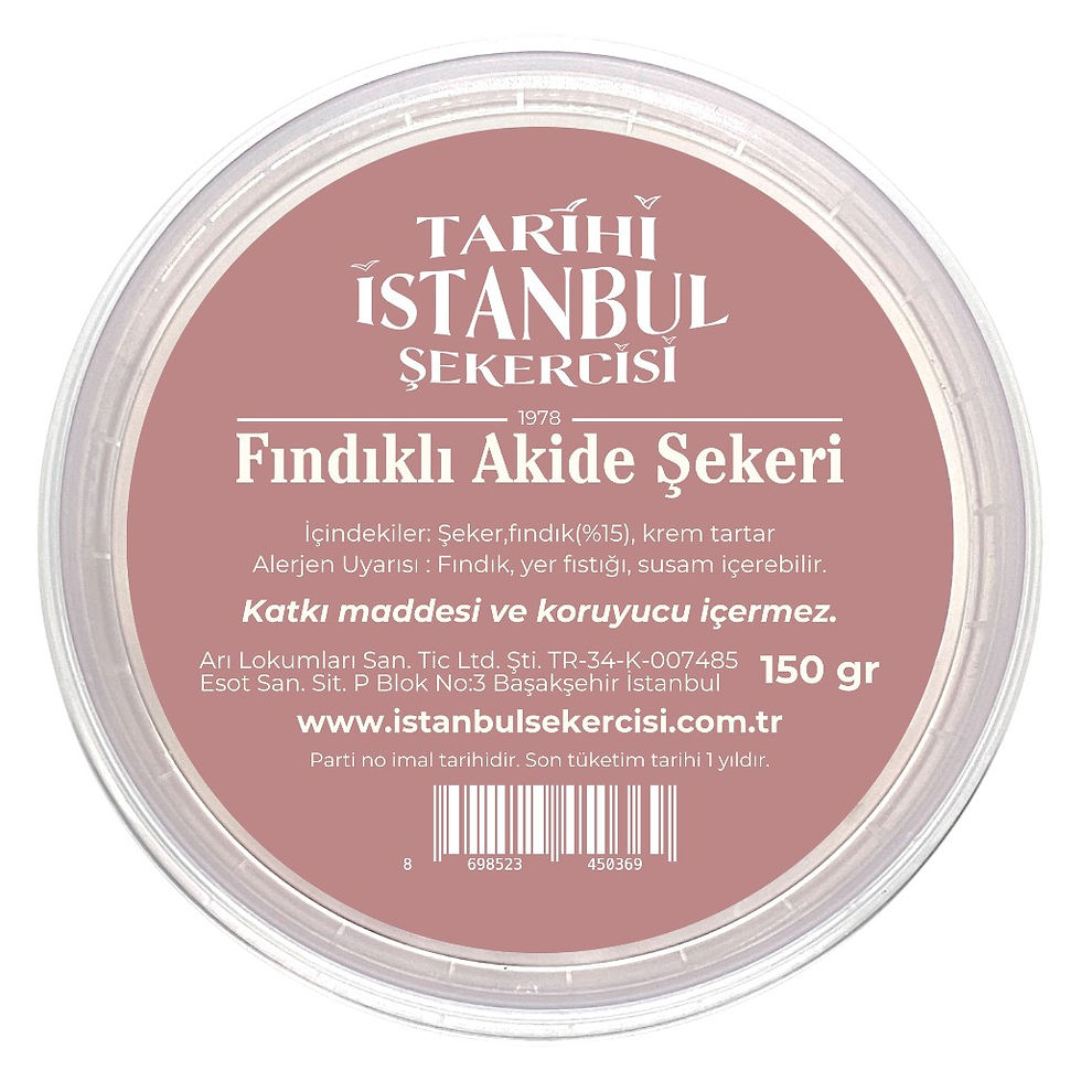 Küçük resim: Fındıklı Akide Şekeri 150 Gr - (38 Adet 1 Koli)