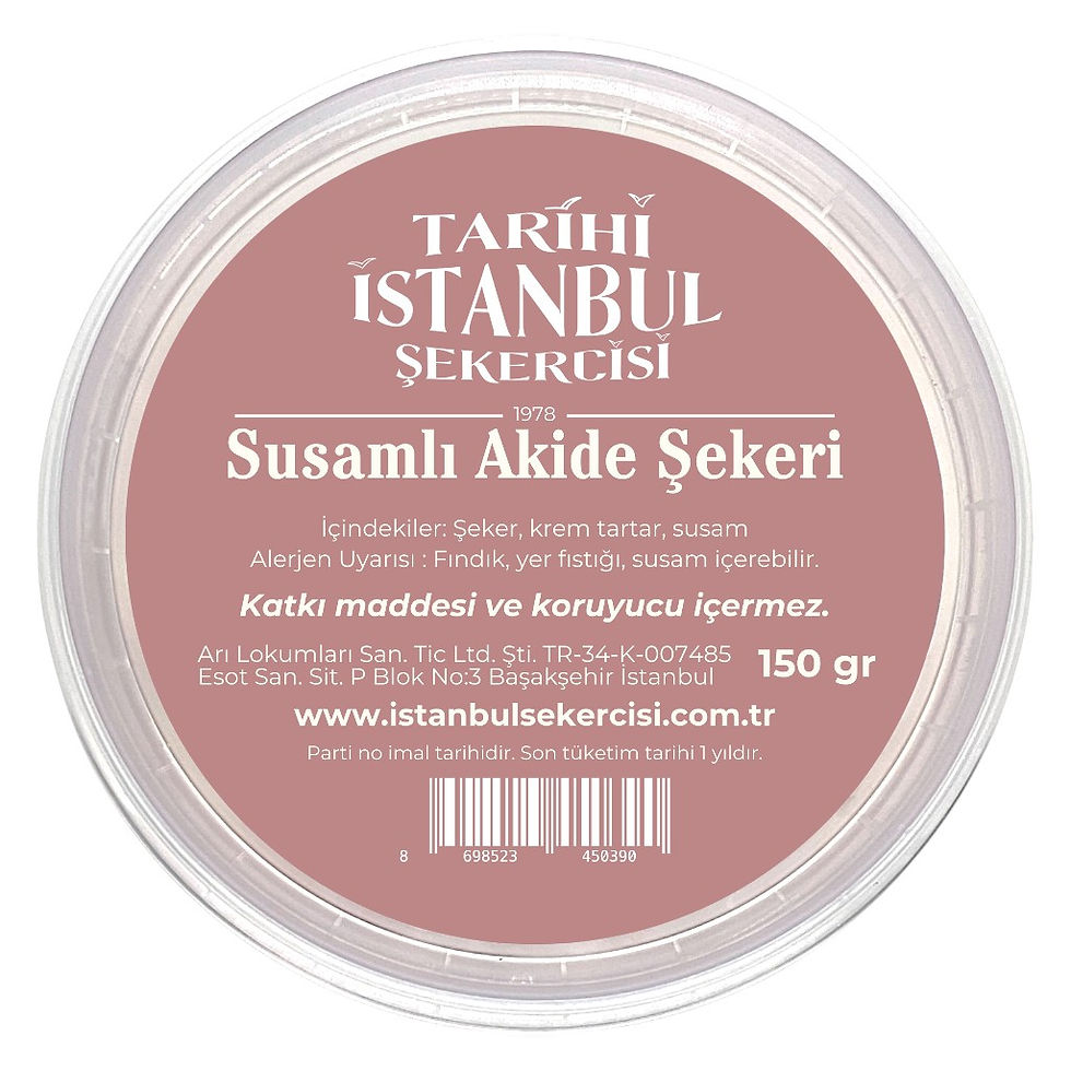 Küçük resim: Susamlı Akide Şekeri 150 Gr - (38 Adet 1 Koli)