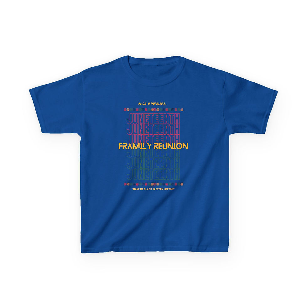 Thumbnail: KIDS Juneteenth 2026 Framily Reunion T-Shirt 