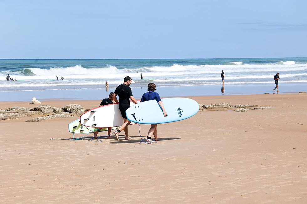 stage de surf à Bidart