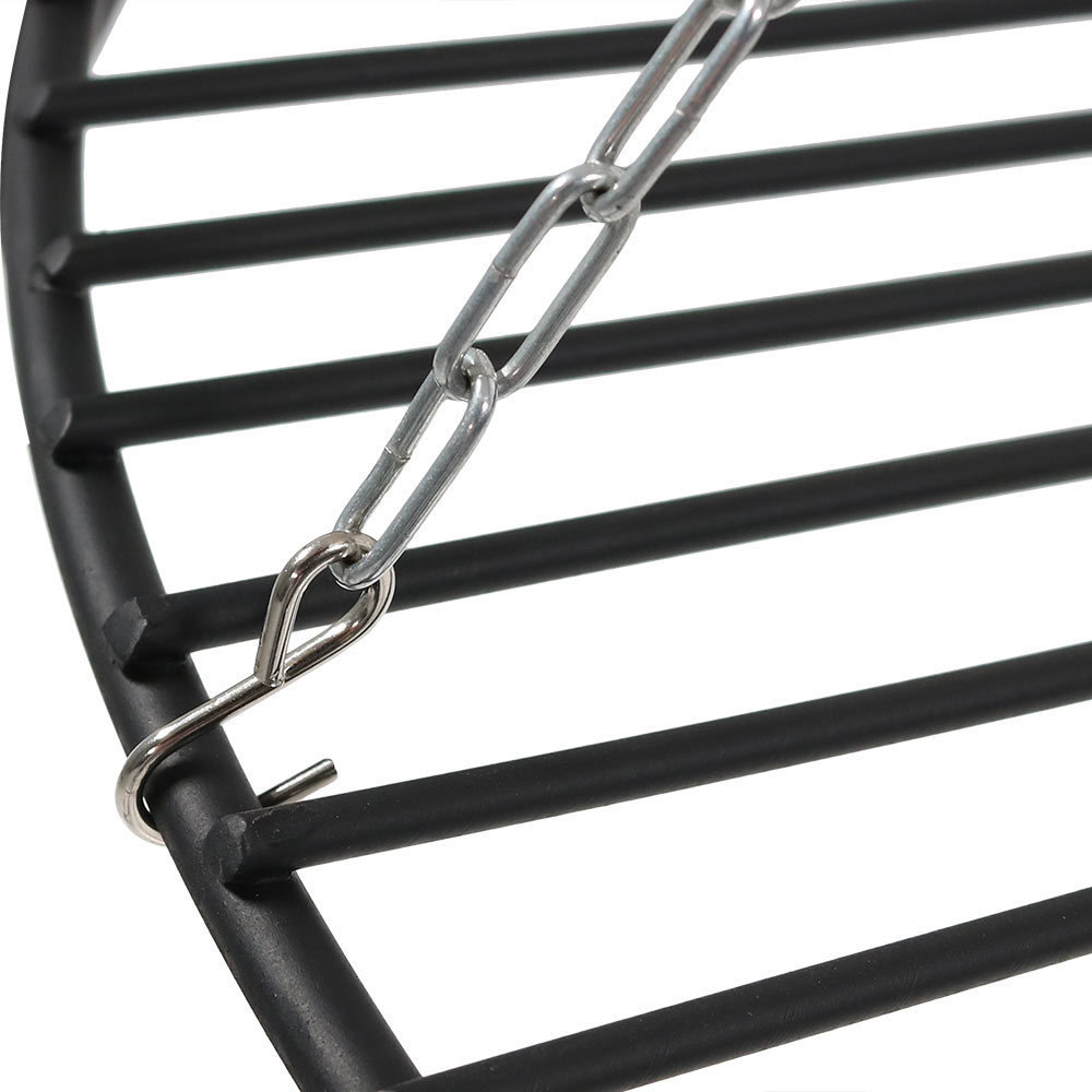 Fire Pit Tripod Grill Set Waterfountains
