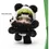 섬네일: 스컬판다 레이지 팬더 SKULLPANDA Lazy Panda Plush Doll Pendant