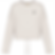 Sweat-shirt à col rond oversize crop femme