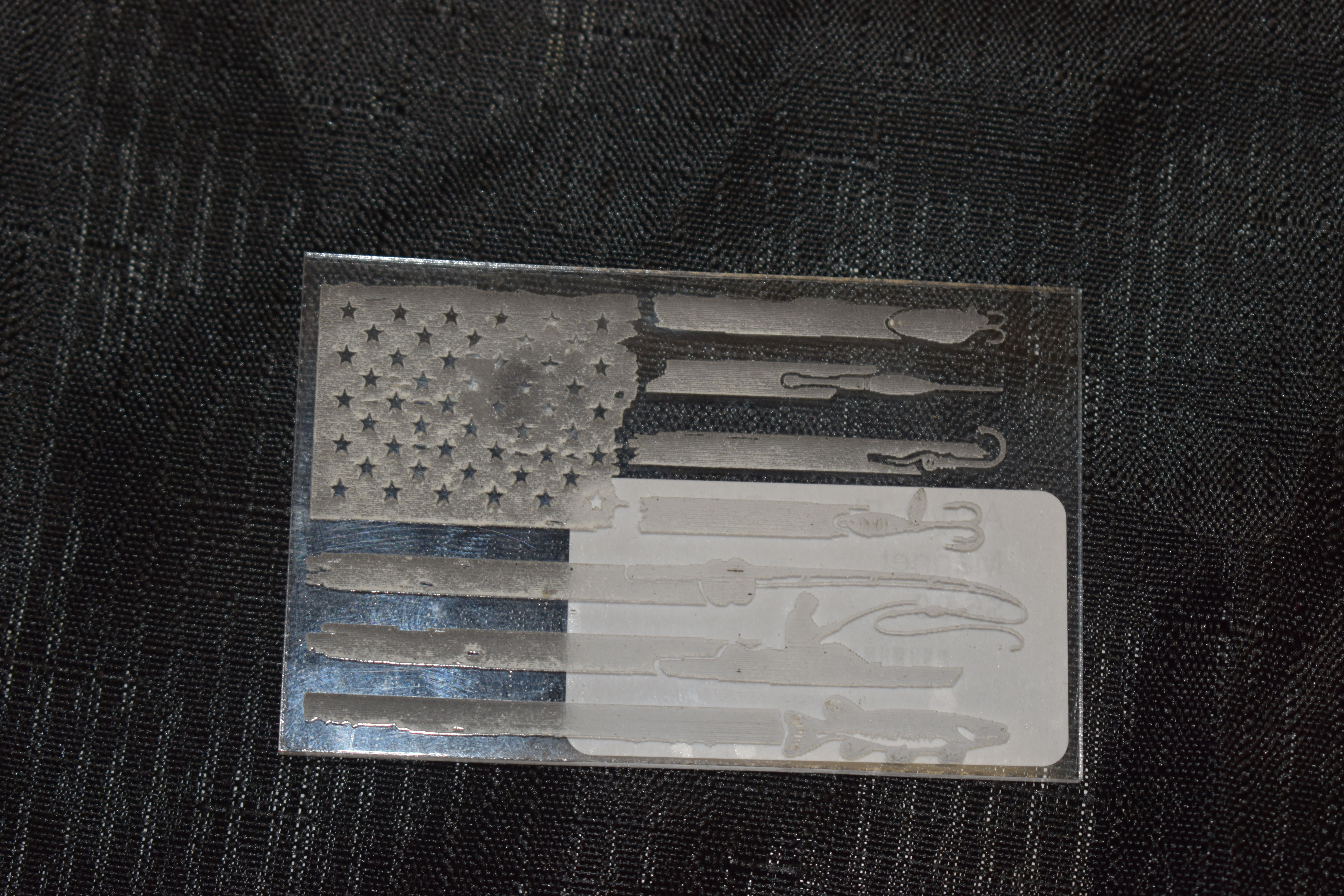 Acrylic Flag & Fishing  Magnet