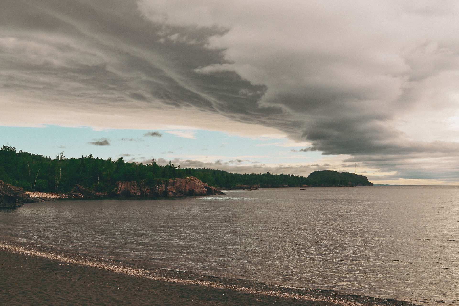View from Black Sand Beach, Black Sand Beach, MN