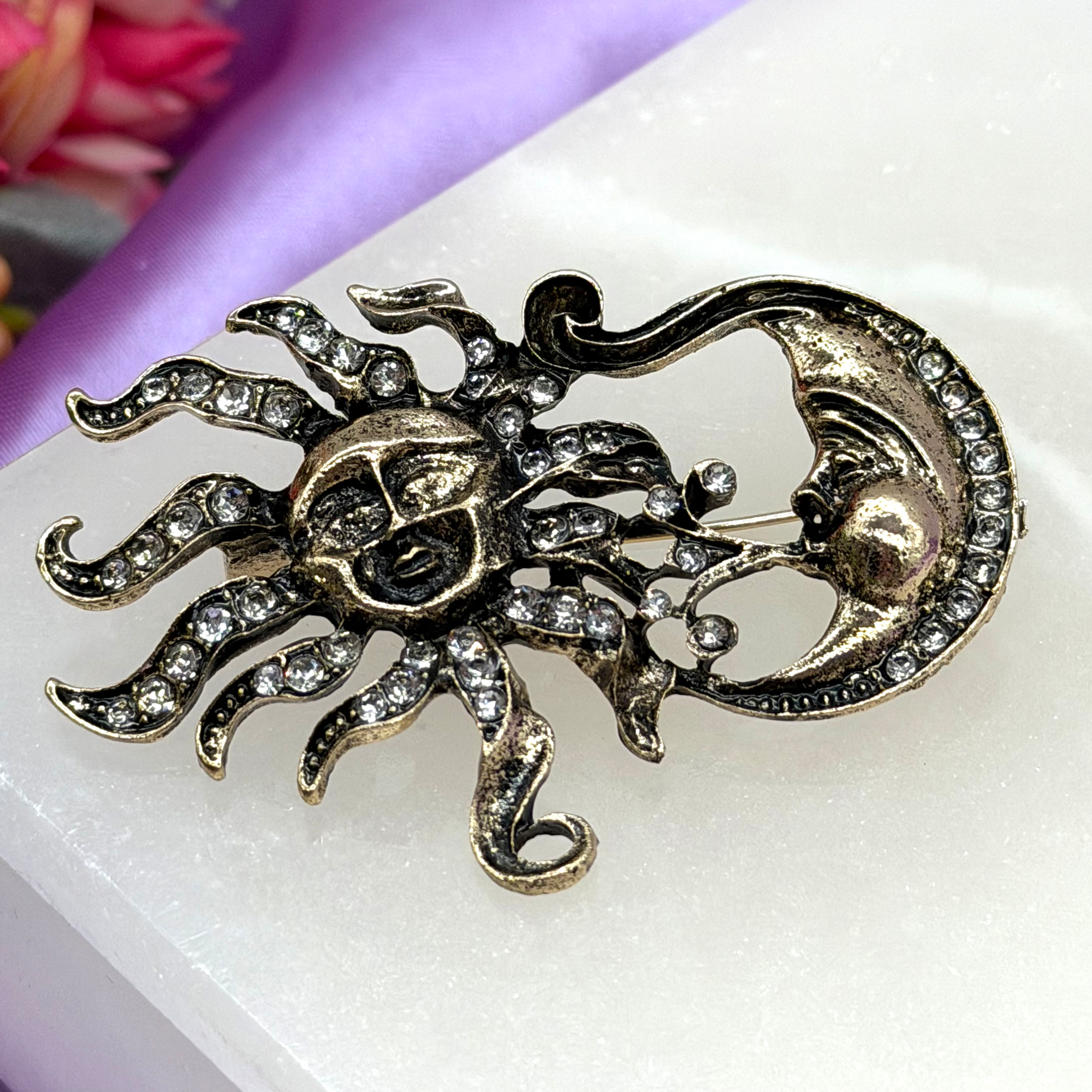 Broche Sol/Luna