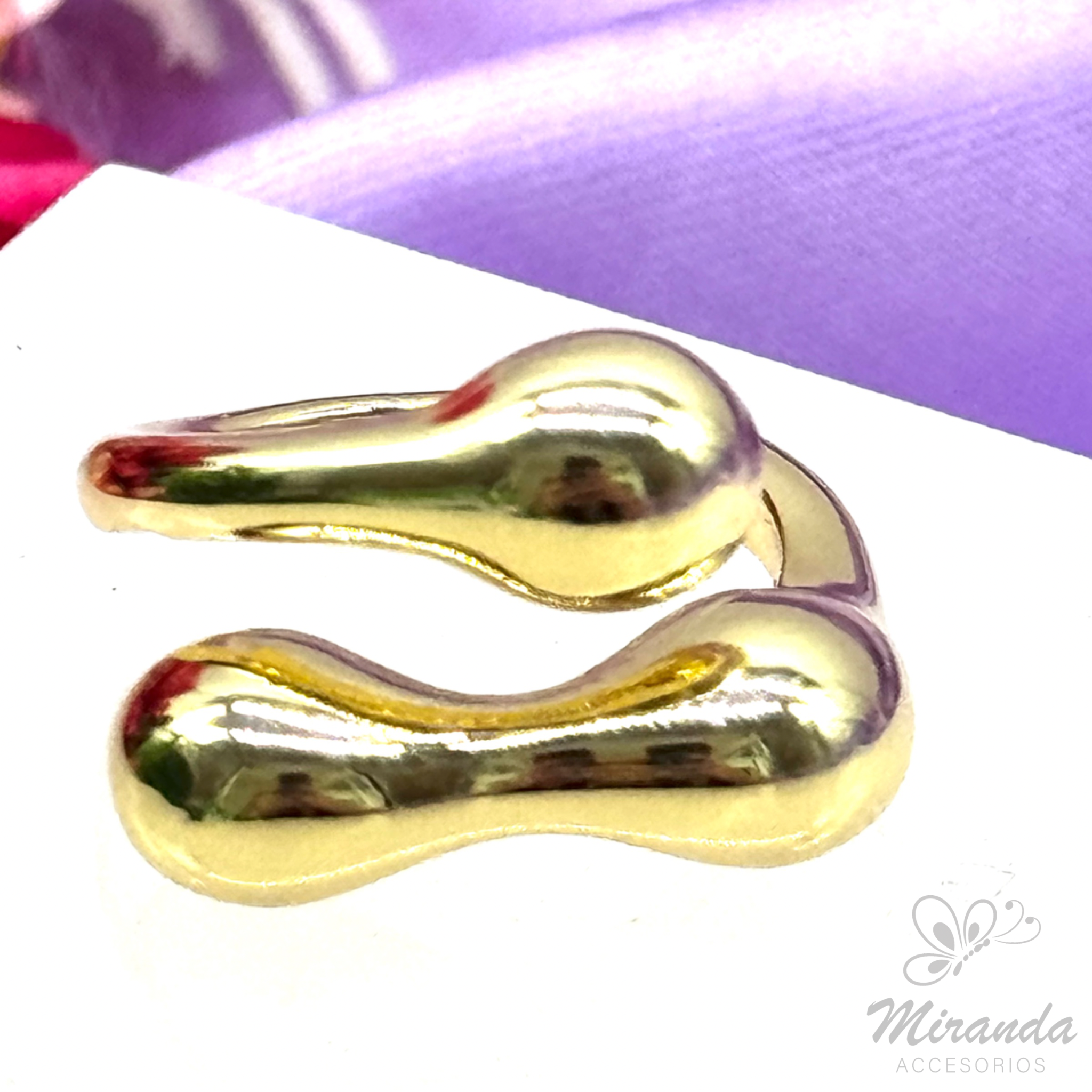 Anillo Gota Dorado