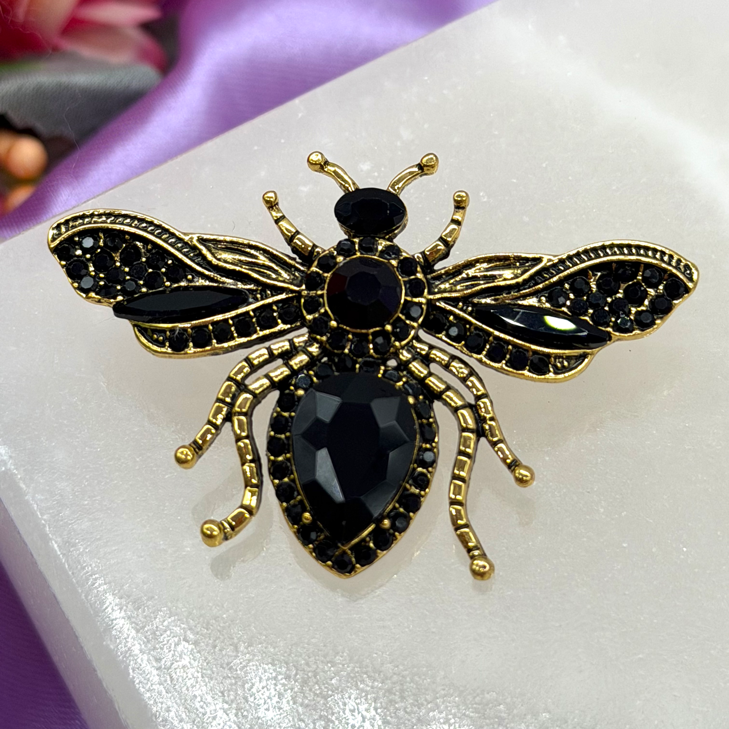 Broche Mariposa Negra