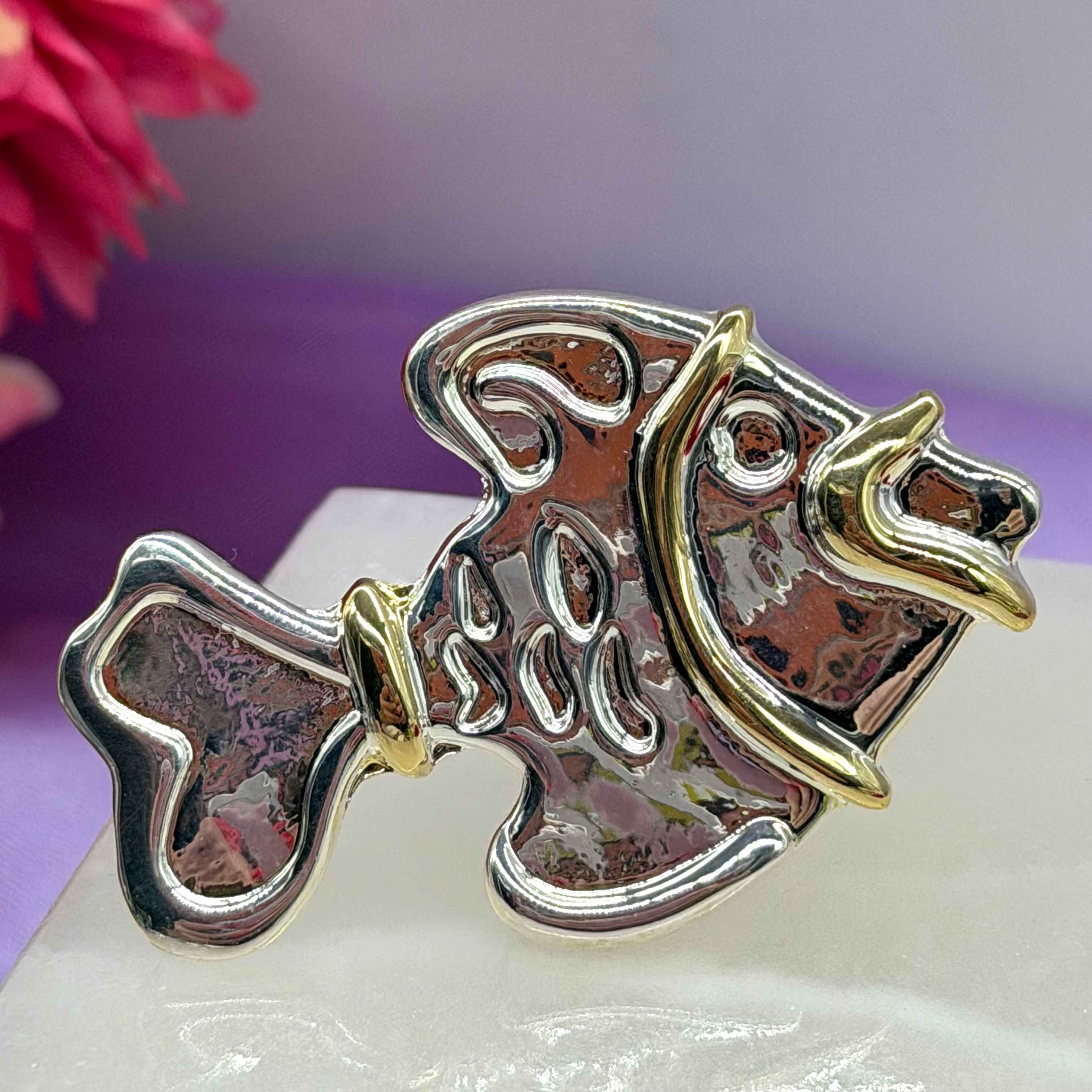 Anillo Pez Plata