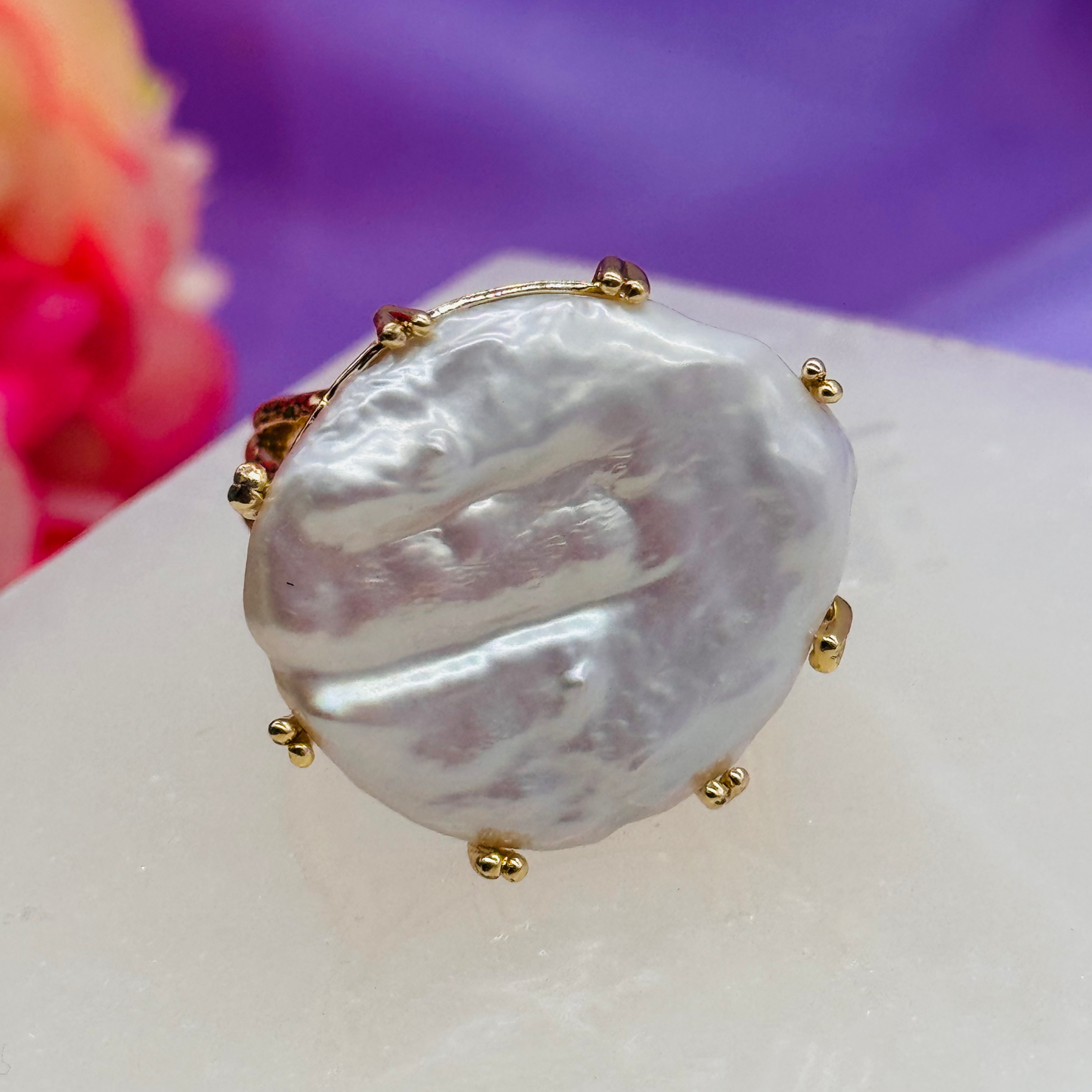 Anillo Piedra Blanca