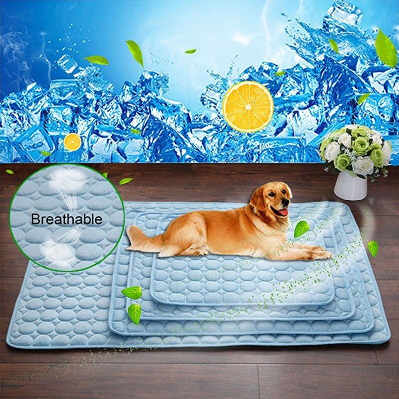 Thumbnail: Pet Dog Cat Ice Silk Cold Nest Pad For Cooling In Summer