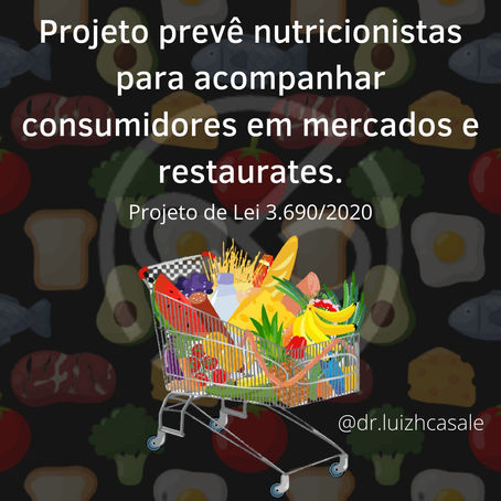 Projeto prevê nutricionista para orientar consumidor em mercados e restaurantes