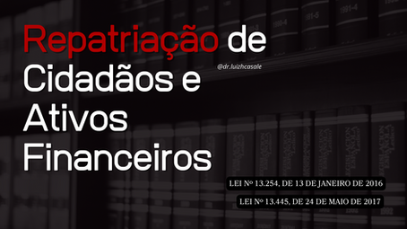 Repatriação de Cidadãos e Ativos Financeiros
