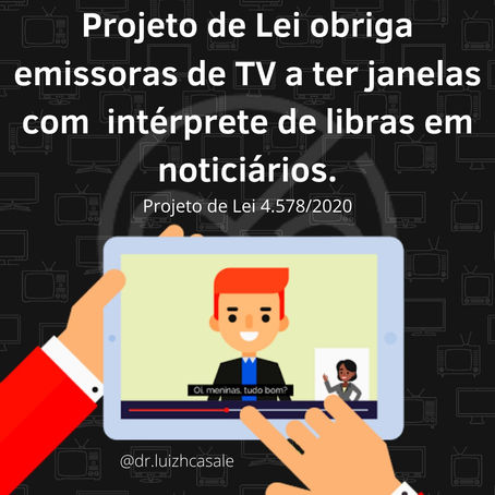 Projeto obriga emissoras de TV a ter janela com intérprete de Libras em noticiários