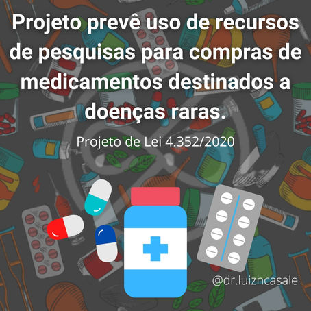Projeto prevê uso de recursos de pesquisa em saúde para compra de medicamentos para doenças raras