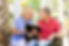 Disabled man with his wife having fun re