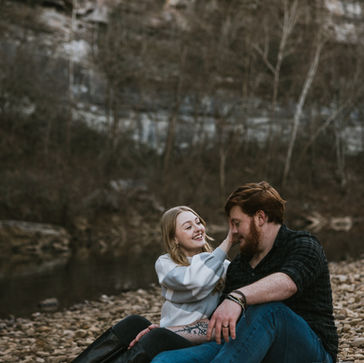 Buffalo River Engagement Photos