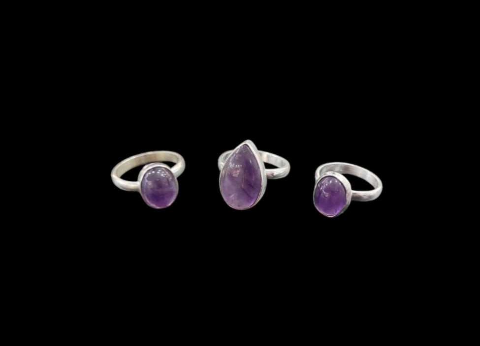 Thumbnail: Anillo Amatista Plata
