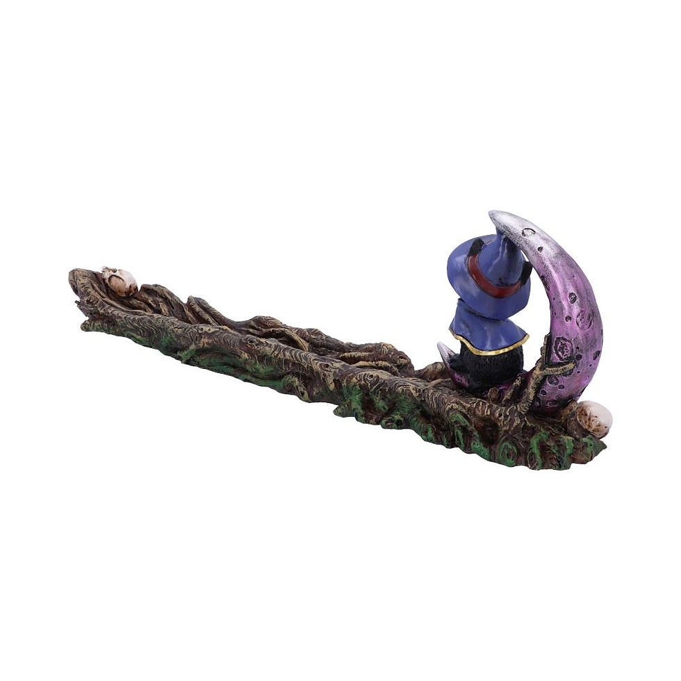 Miniatura: Incensario Gato Mistico y Luna Creciente