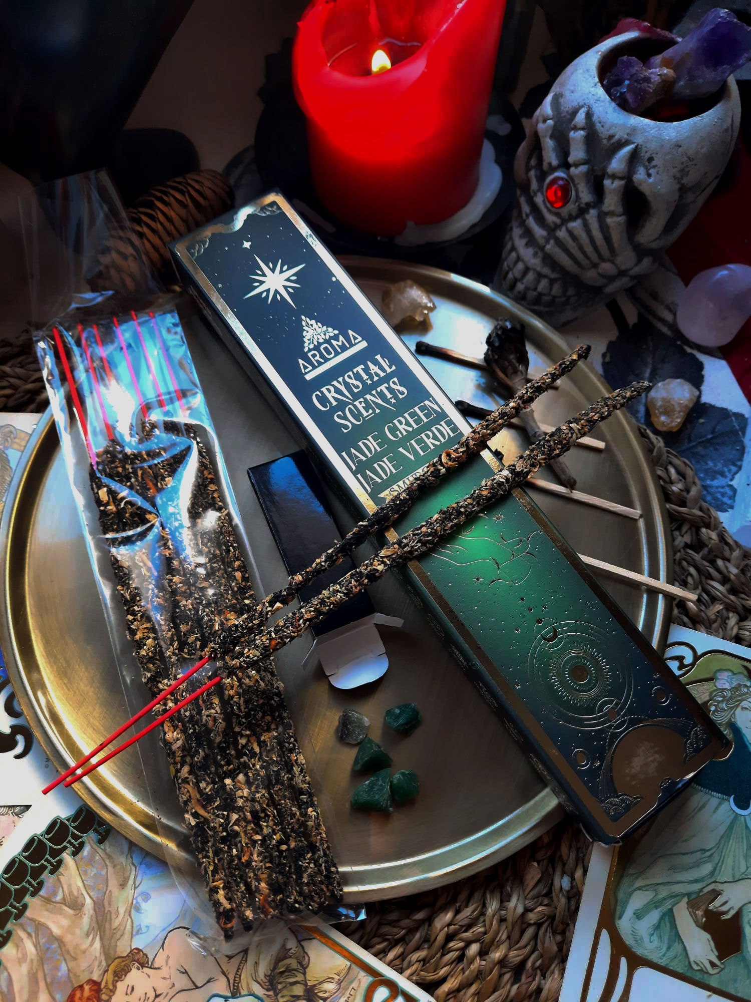 Incienso Cristales Jade