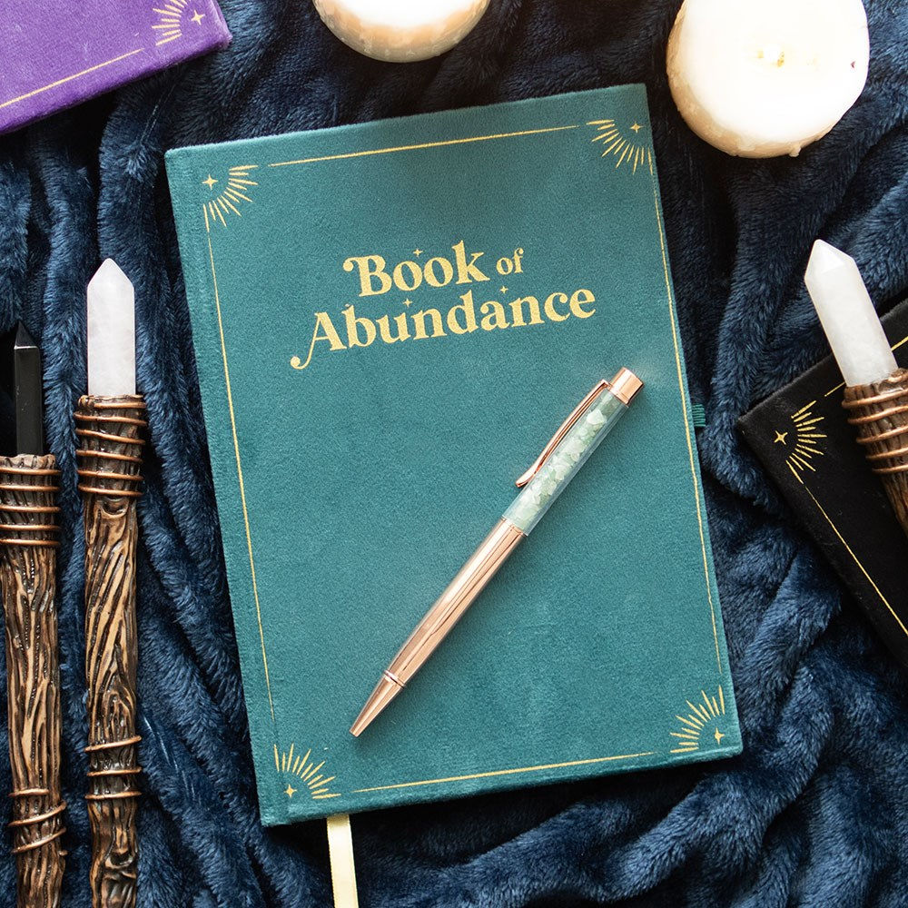 Diario "Book of Abundance" con Boli de Aventurina