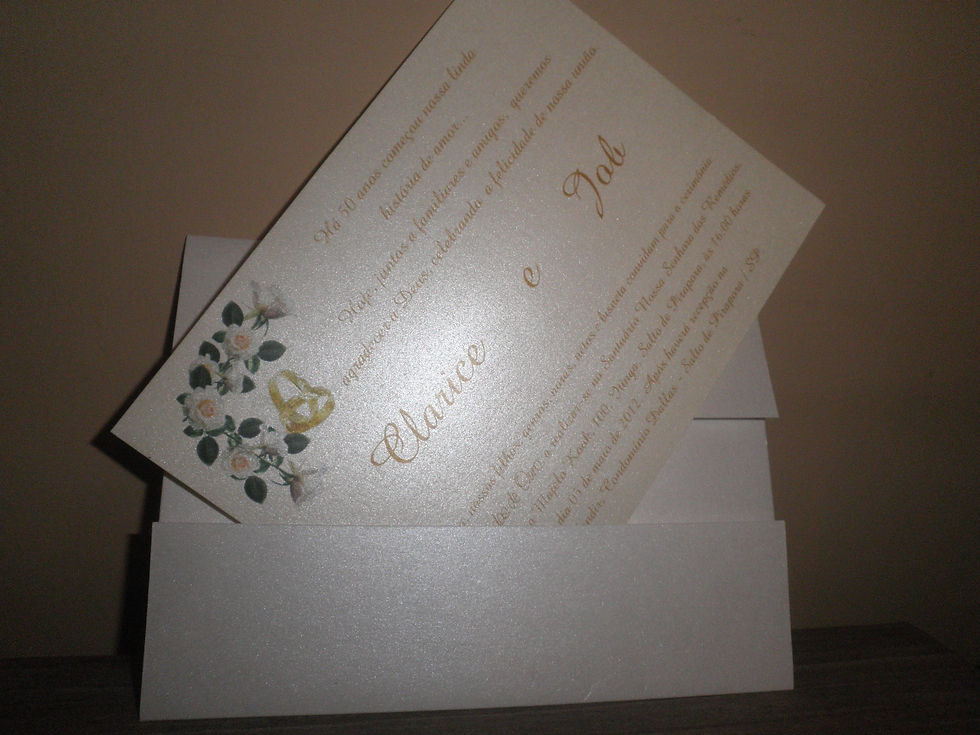 Miniatura: Convite Bodas de Ouro 1F5483