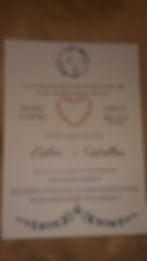 Miniatura: Convite de Casamento sem envelope