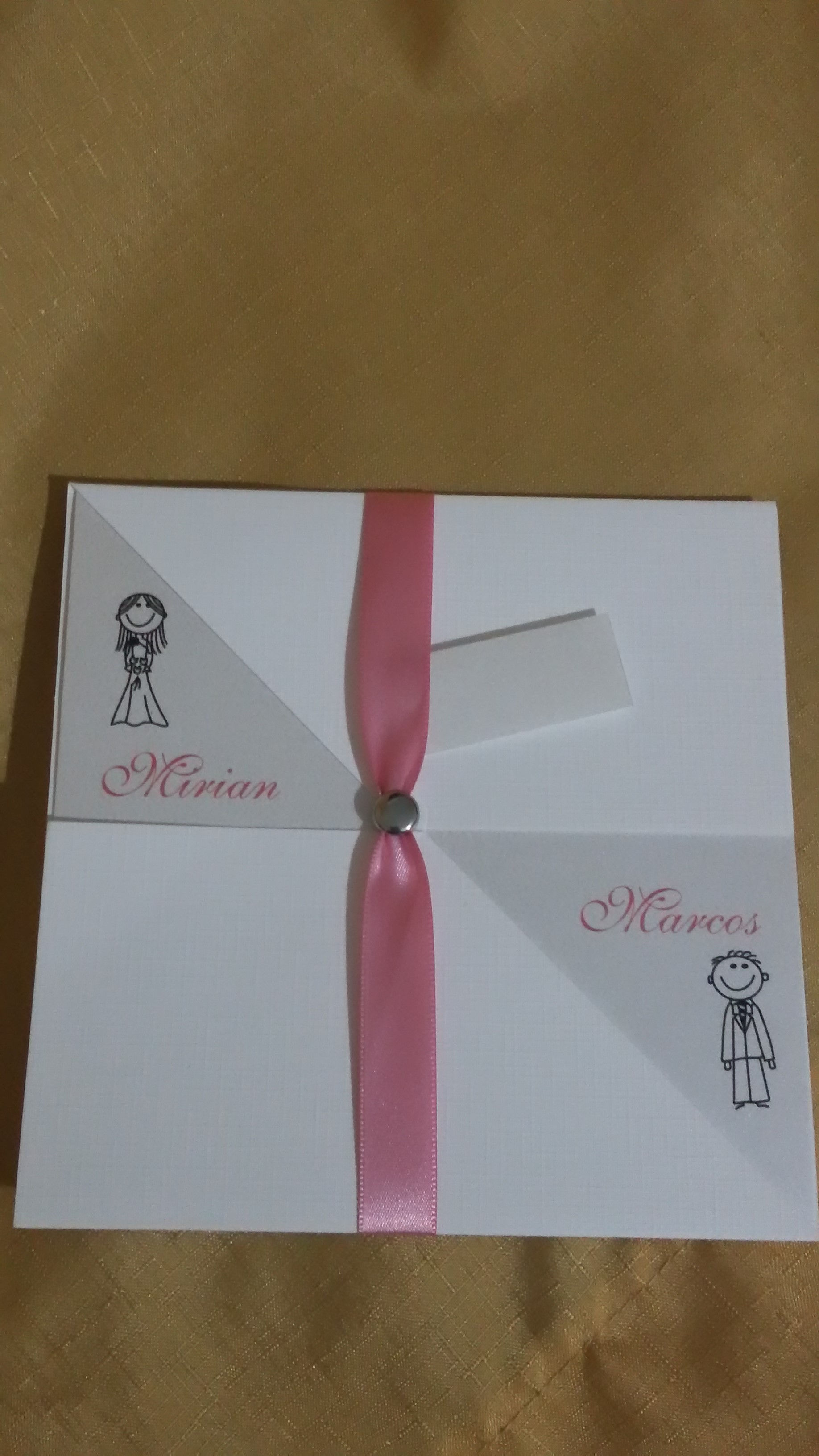 Convite De Casamento branco
